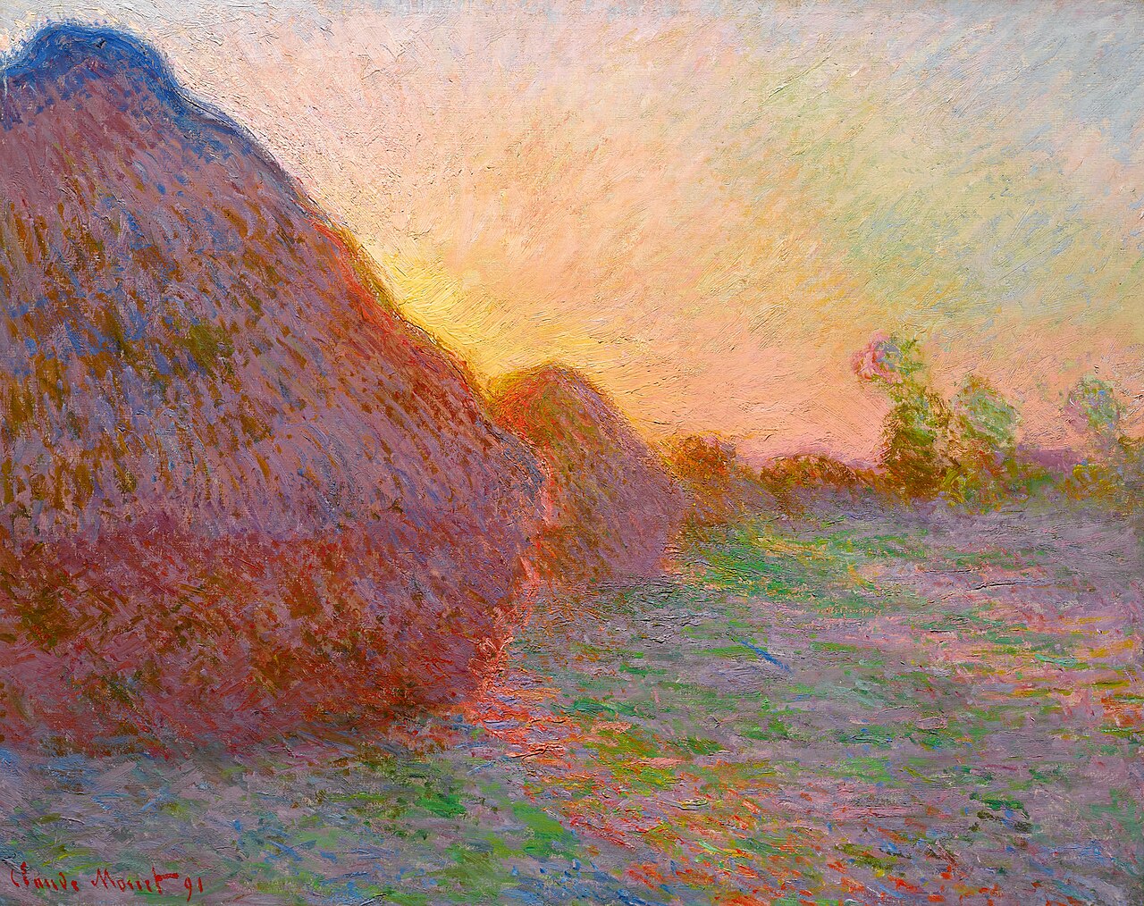 Haystacks, 1890–1891